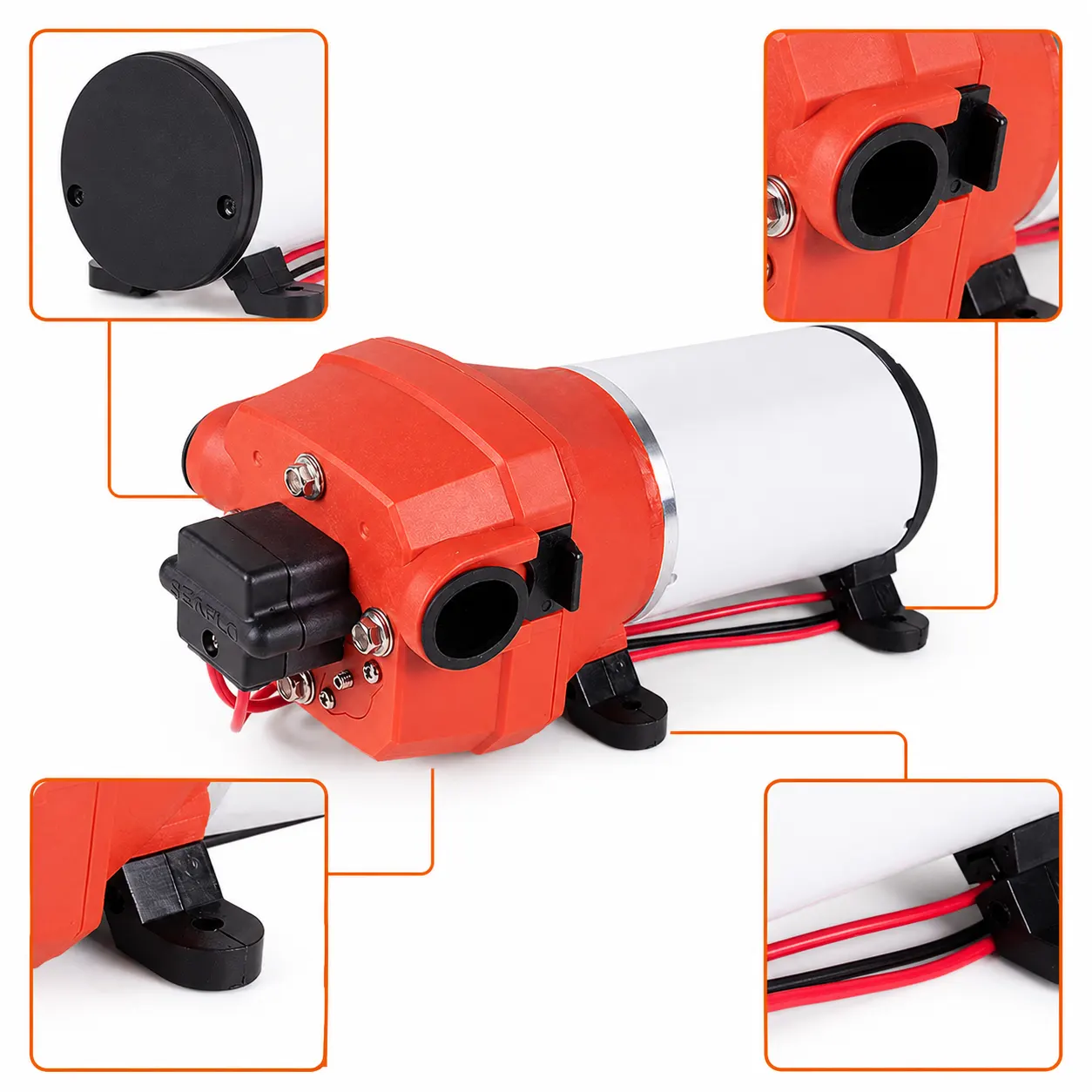 12V Diaphragm Pump controls and screen