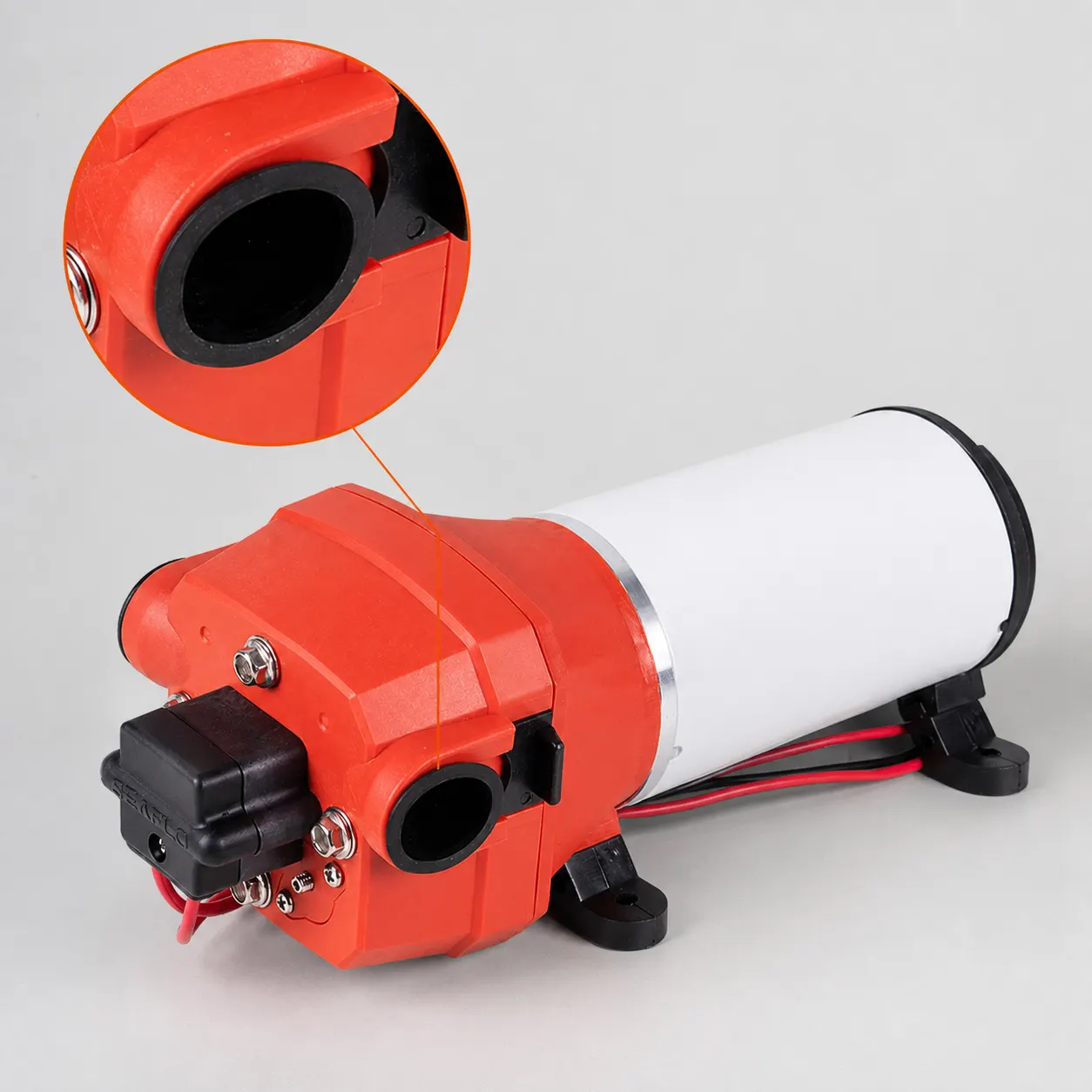12V Diaphragm Pump controls and screen